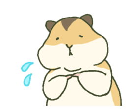 Thick Hamster Guri sticker #6710378