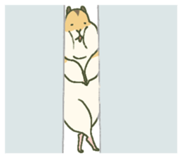 Thick Hamster Guri sticker #6710391