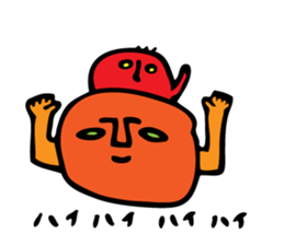 It is a colorful, pretty face3 sticker #6710579