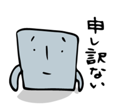 It is a colorful, pretty face3 sticker #6710603