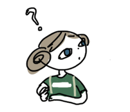 Sake pond meat forests Girls sticker #6711333