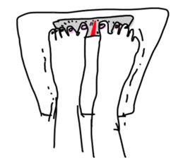 Sake pond meat forests Girls sticker #6711341