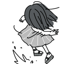 Sake pond meat forests Girls sticker #6711343