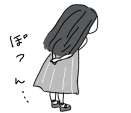 Sake pond meat forests Girls sticker #6711349