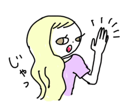 Sake pond meat forests Girls sticker #6711356