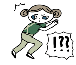 Sake pond meat forests Girls sticker #6711362