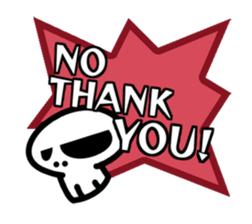 A NOISY SKULL sticker #6711569