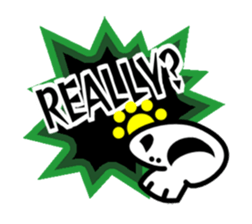 A NOISY SKULL sticker #6711573