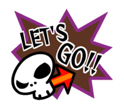 A NOISY SKULL sticker #6711583