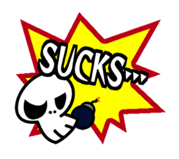 A NOISY SKULL sticker #6711598