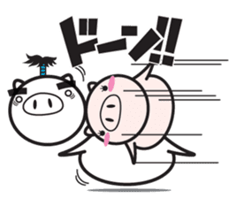 Fairy of a pig - Takeshi & wife - sticker #6711732