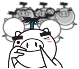 Fairy of a pig - Takeshi & wife - sticker #6711744