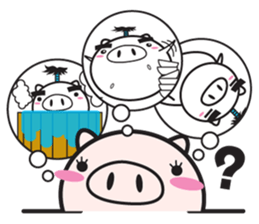 Fairy of a pig - Takeshi & wife - sticker #6711748