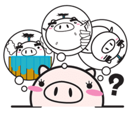 Fairy of a pig - Takeshi & wife - sticker #6711748