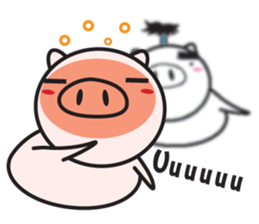 Fairy of a pig - Takeshi & wife - sticker #6711757