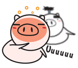 Fairy of a pig - Takeshi & wife - sticker #6711757