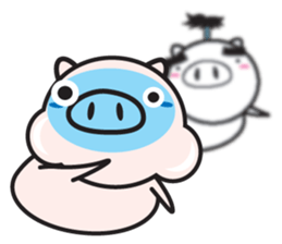 Fairy of a pig - Takeshi & wife - sticker #6711758