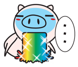 Fairy of a pig - Takeshi & wife - sticker #6711759