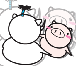 Fairy of a pig - Takeshi & wife - sticker #6711760