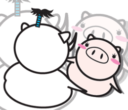 Fairy of a pig - Takeshi & wife - sticker #6711760