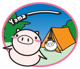 Fairy of a pig - Takeshi & wife - sticker #6711764