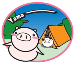 Fairy of a pig - Takeshi & wife - sticker #6711764