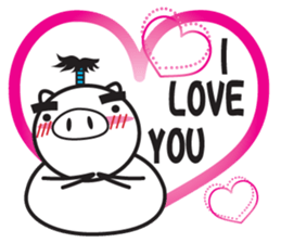 Fairy of a pig - Takeshi & wife - sticker #6711767