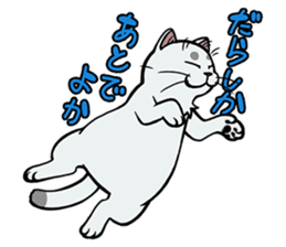 Hakata dialect cats sticker #6712146