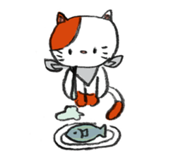 The tabby cat Butch. sticker #6712248