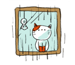 The tabby cat Butch. sticker #6712271