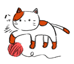 The tabby cat Butch. sticker #6712281