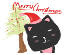 Black Cat Monmon sticker #6712298
