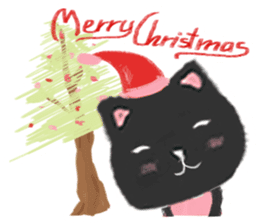 Black Cat Monmon sticker #6712298