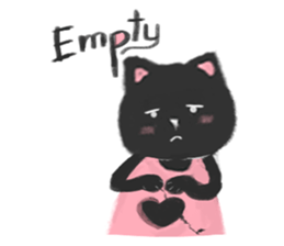Black Cat Monmon sticker #6712304