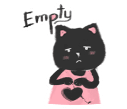 Black Cat Monmon sticker #6712304