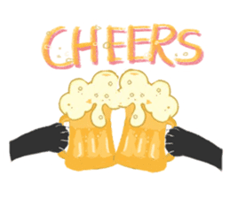 Black Cat Monmon sticker #6712306