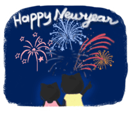 Black Cat Monmon sticker #6712313