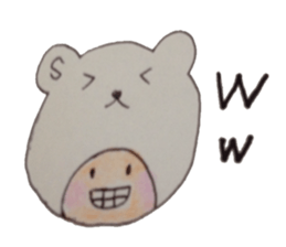 kumaS girl sticker #6712644