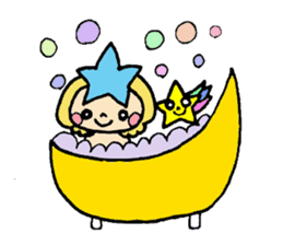 princess star child sticker #6712836