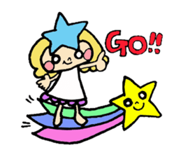 princess star child sticker #6712839