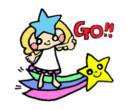 princess star child sticker #6712839