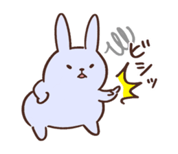 Pale color of the rabbit sticker #6712889