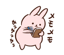Pale color of the rabbit sticker #6712890