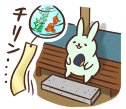 Pale color of the rabbit sticker #6712896