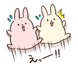 Pale color of the rabbit sticker #6712900