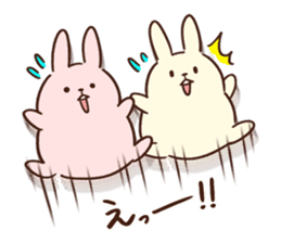 Pale color of the rabbit sticker #6712900