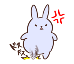 Pale color of the rabbit sticker #6712901