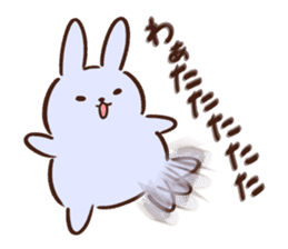 Pale color of the rabbit sticker #6712902