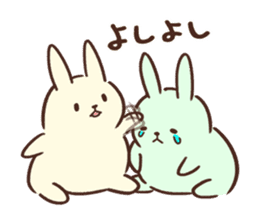 Pale color of the rabbit sticker #6712903