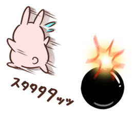 Pale color of the rabbit sticker #6712905